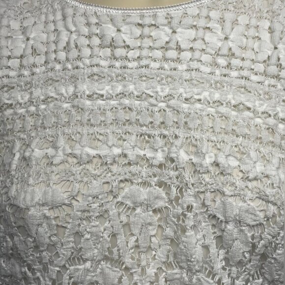 CHIO DI Stefania D Lace Dress With Plisse Sleeves - Picture 7 of 8